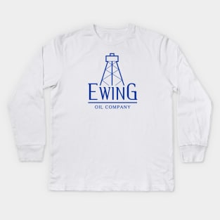 Ewing Oil Company Kids Long Sleeve T-Shirt